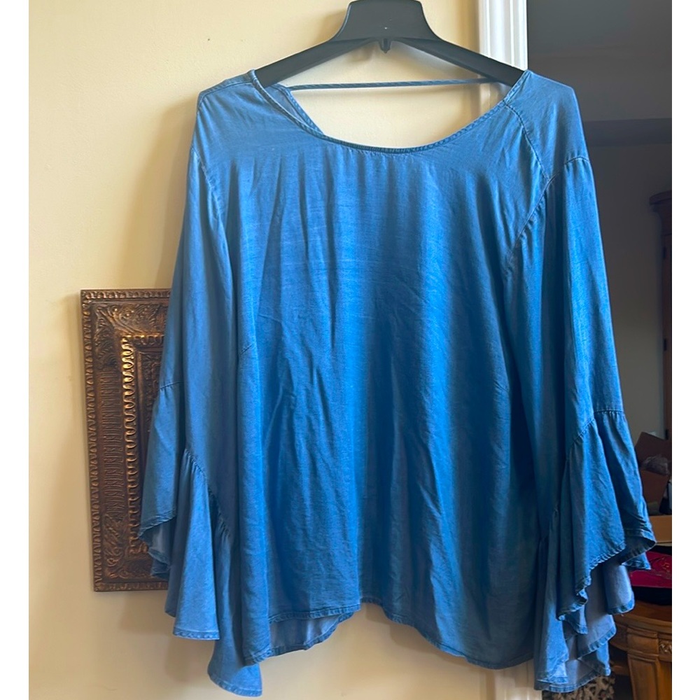 Chambray top